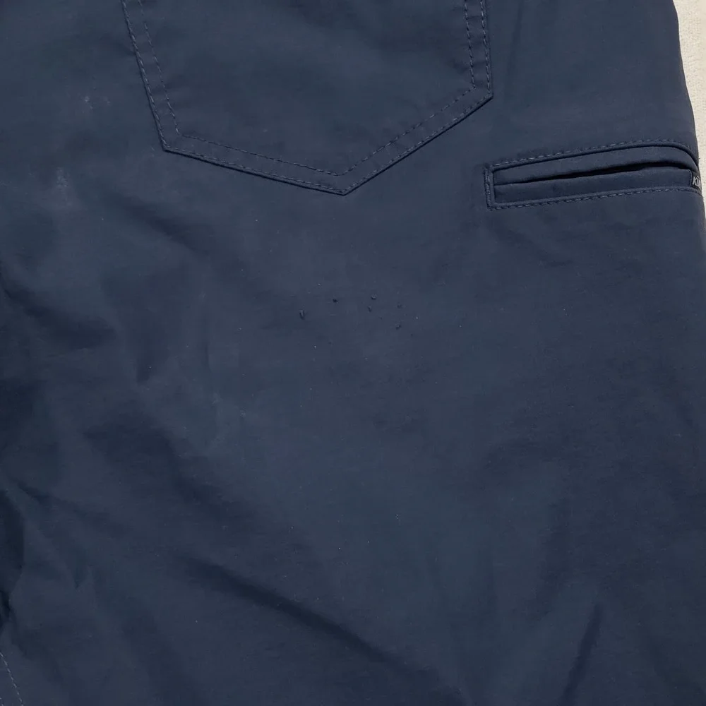 KUHL Renegade Recon Pants Mens 42x30 Blue Duralux Stretch Hiking Travel 2439